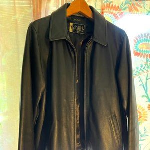 Eddie Bauer Dark Brown Leather Jacket